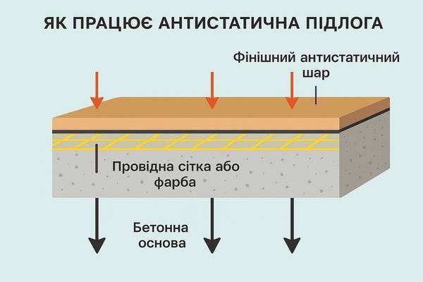 Антистатична Підлога Схема